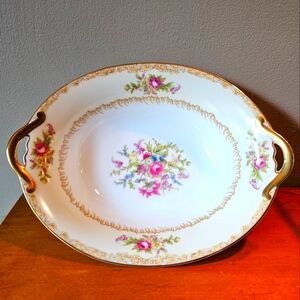 Noritake Lavegas 620 Vintage China Serving Oval Bowl Made in Japan